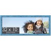 PosterPalooza | Panoramic Shabby Chic Blue Picture Frame - UV Acrylic, Foam Board Backing, Hanging Hardware - 2 of 4