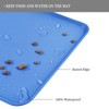 Kumasinova 22" x 14" Waterproof Pet Feeding Mat for Cat Dog Water Bowl with BPA Free Dogs Cats Food Mats Prevent Spill - 4 of 4