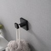 ChicFurnit Bathroom Towel Holder 5 Piece Set for Durable Scratch Resistant and Rust Free Storage, Black, 24.3"*6.2"*3.3" - 4 of 4