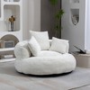 NicBex Bean Bag Chair,Beanbag Chair with High Back,Adult Lounge Sofa with 3 Pillows,Comfy Chair for Living Room Bedroom - 2 of 4