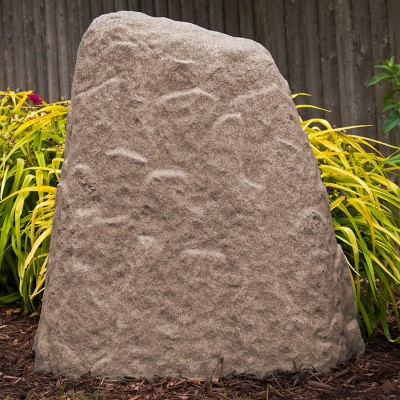 Extra Large Beige Resin Garden Landscape Rock