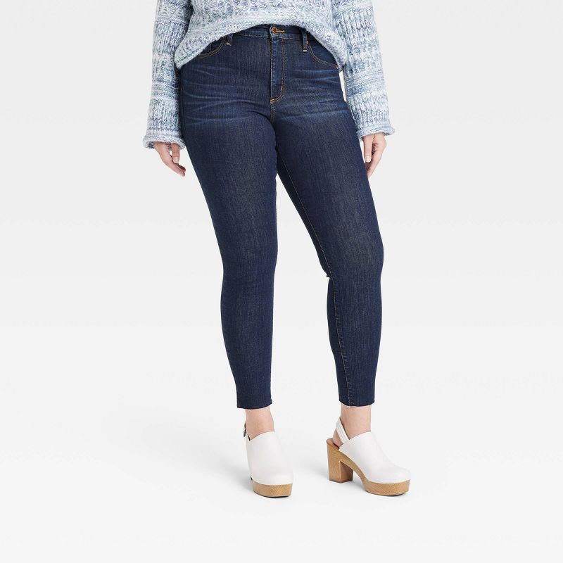 Women's High-Rise Skinny Jeans - Universal Thread™ Dark Wash, 4 of 12