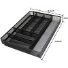 LunaLulinlk 7 Component Expandable Utensil Drawer Organizer Cutlery Tray Silverware Flatware Storage Divider - 3 of 4