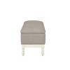 Nicbex 49" Storage Bench Modern Bright White Dye Bench for Entryway Bedroom - 2 of 4