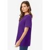 Woman Within Perfect Short-Sleeve Crewneck Tee - 4 of 4
