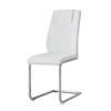 NicBex Modern High Back Dining Chairs Leather Padded Seat Upholstered Dining Chairs W/Metal Legs - 3 of 4