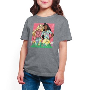 Boys' - Barbie - Spring Easter Barbie And Friend Short Sleeve Graphic T-Shirt - 1 of 3