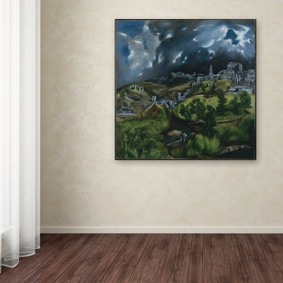 El Greco View of Toledo 27" x 33" Gallery-Wrapped Canvas Art