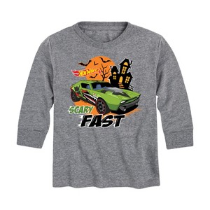 Boys' - Hot Wheels - Scary Fast Long Sleeve Graphic T-Shirt - 1 of 4