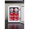 Coca-Cola Polar Bear 4L Cooler/Warmer 12V DC 110V AC Mini Fridge - Red: Thermoelectric Dorm Refrigerator, 6 Can Capacity - 4 of 4