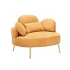 MYINDA 43'' Corduroy Single Comfortable Chair with Storage Ottoman, Suitable for Meeting Room, Living Room, Bedroom - 4 of 4