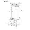NicBex 68.90"H Modern Hall Tree with Storage for Living Room - 2 of 4
