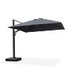 PURPLE LEAF Square Patio Umbrella with Base Large Outdoor Offset Umbrella 360-degree Rotation Cantilever Umbrella for Garden Deck Backyard Pool - 2 of 4