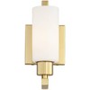 Possini Euro Design Possini Euro Irina 10" High Satin Brass Wall Sconce Set of 2 - 2 of 2