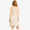Anna-Kaci Women's Ribbed Knit Sleeveless Dress with Ruffled Hem - 3 of 3