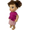 Doll Clothes Superstore Blouse And Flower Skirt Fits Some Baby Alive And Little Baby Dolls - 3 of 4