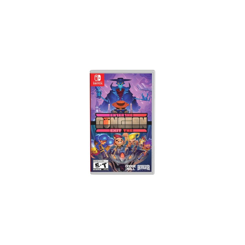 Enter/Exitthe Gungeon - Nintendo Switch: Action Adventure, Bullet Hell, Co-op, Physical Edition, 1 of 9