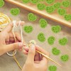 Unique Bargains Heart Shaped Crochet Applique Patches Green 10 Pcs - 3 of 4
