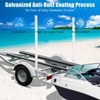Universal Boat Trailer Guide Poles (2PCS) - 40"-60" Adjustable, Rustproof Galvanized Steel + PVC Pipes, Heavy-Duty - 2 of 4