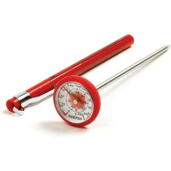 Norpro Silicone Instant Read Thermometer Red