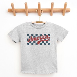 The Juniper Shop Checkered America Retro Youth Short Sleeve Tee - 1 of 4