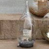 Pavilion Gift Company - Faith - 11.5" Smoke Glass Lantern - Candle Holders - 2 of 4