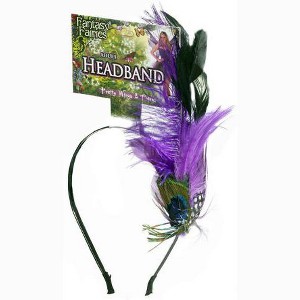 Forum Novelties Spring Fairy Peacock Feather Headband Costume Accessory - 1 of 1
