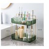 MPM 2 Tiers Storage Rack with Toothbrush Toothpaste Makeup Brush Holder, Storage Organizers, Multifunctional Stand Rack - 4 of 4