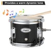 3-Piece Kids Drum Set with Cymbal, Stool & Pedal - Complete Beginner Musical Instrument for Boys and Girls - 4 of 4