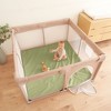 Stylish Padded Baby Play Mat - Extra Thick & Soft Vegan Leather Floor Mat for Safe Play - Beautiful Design Fits Any Playroom for Boys or Girls - 3 of 4