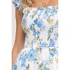 August Sky Women's Smocked Floral Tiered Midi Dress - image 3 of 4