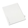 Avery-Style Legal Exhibit Side Tab Divider Title: 4 Letter White 25/Pack 11914 - 2 of 4