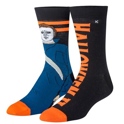 Odd Sox, Chucky Doll Fun Socks for Men Women, Crew, Large, Horror Movie Styles