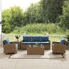 Crosley 5pc Bradenton Steel Outdoor Patio Conversation Furniture Set - 3 of 4
