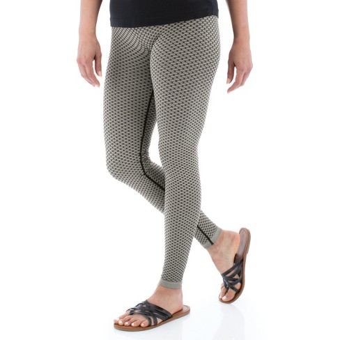 Aventura Clothing Women's Honeycomb Footless Tight - Neutral Grey, Size  L/xl : Target
