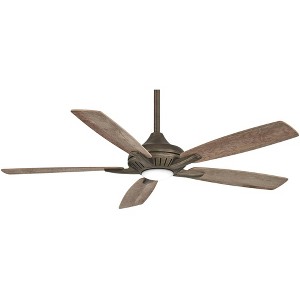 52" Minka Aire Modern Indoor Ceiling Fan with LED Light Remote Control Heirloom Bronze for Living Room Kitchen Family Home Office - 1 of 4