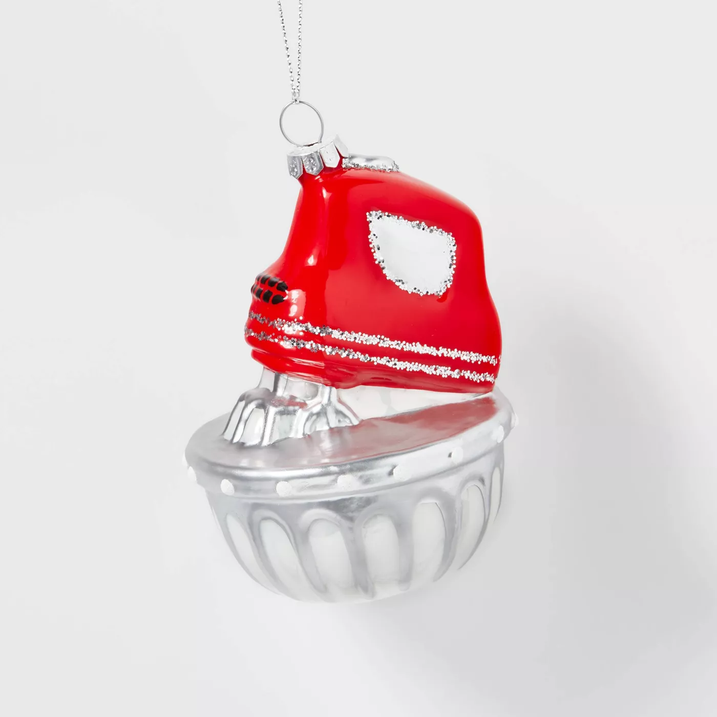 Red Mixer Glass Christmas Tree Ornament - Wondershop™ - image 1 of 3