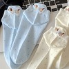 Anna-Kaci Women's 3-Pair No-Show Socks with Embroidered Dog Design and Soft Knit Low-Cut Fit for Everyday Comfort - 3 of 4