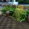 DSVIMOY 12" Patio Deck Tiles, 30pcs DIY Module Interlocking Decking Tiles, Floor Tile for Porch Poolside, Balcony, Brown, 12"*12"*0.8" - 2 of 4