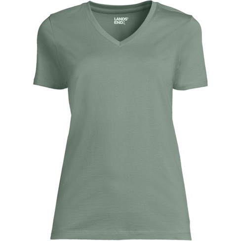 Lands' End Women's Plus Size Relaxed Supima Cotton T-shirt - 1x - Lily ...