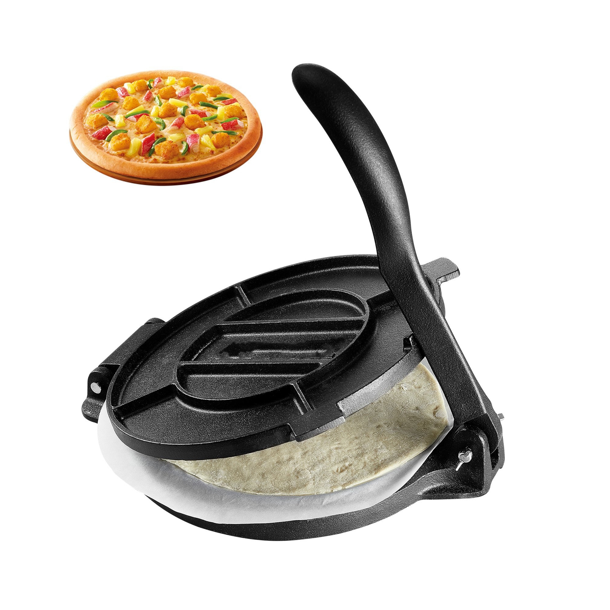 Tortilla Press 10 Inch Cast Iron Pre-Seasoned