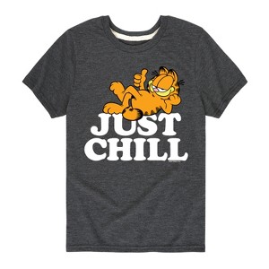 Boys' - Garfield - Just Chill Short Sleeve Graphic T-Shirt - 1 of 4