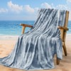 Inhand Cooling Blankets For Hot Sleepers, Absorbs Heat To Keep Adults Cool For Summer Nights Sweats, Gray Lightweight Blanket For Couch Bed - 2 of 4