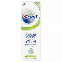 Crest Gum and Breath Purify Whitening Toothpaste - 4.1oz