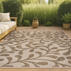 Vine All Over Indoor/Outdoor Area Rug - JONATHAN Y - 1 of 4