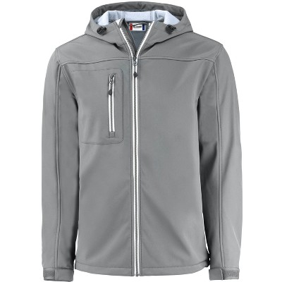 Clique Telemark Eco Stretch Softshell Full Zip Mens Hooded Jacket