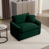 Christopher Knight Home Truman Modern 45" Corduroy Single Sofa, Club Chair with Pillow - 2 of 4