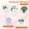 Unique Bargains Rose Corsage and Boutonnieres Set For Party Wedding Flowers Pin 2.76 Inch 2 Pcs - 3 of 4