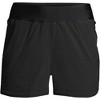Lands' End Women's 3" Quick Dry Elastic Waist Board Shorts Swim Cover-up Shorts with Panty - 3 of 4