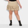 Women's Mini Drop-Waist Pleated A-Line Skirt - Wild Fable™ - 2 of 3